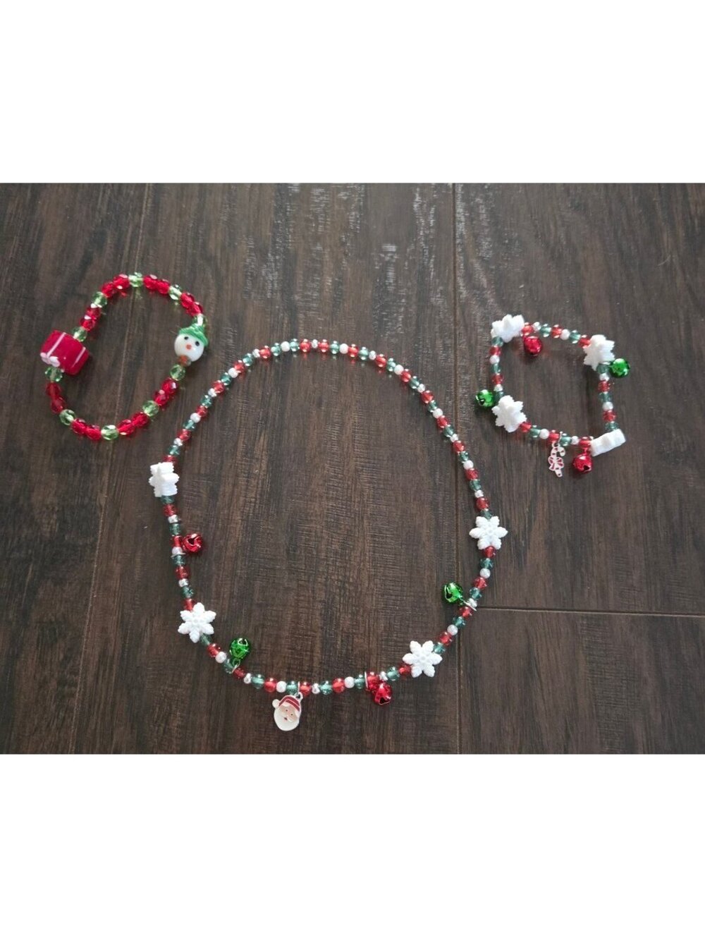 Girls Christmas Bracelet/necklace